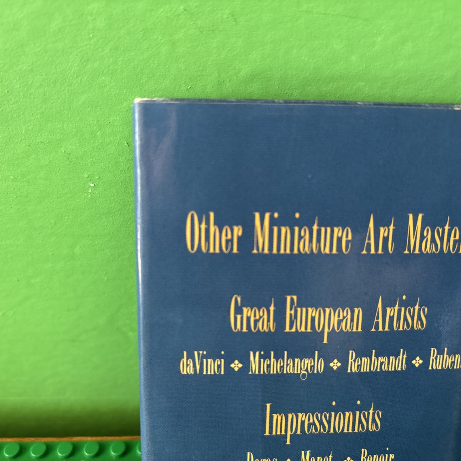 MINIATURE ART MASTERS ART BOOK OF MONET 1993 GERHARD GRUITROOY