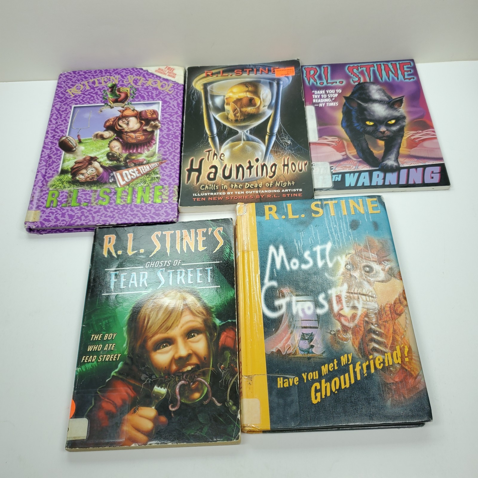 R.L. Stine Book Lot, Garbage Pail Kids, Just Beyond, Rotten School, Fear Street