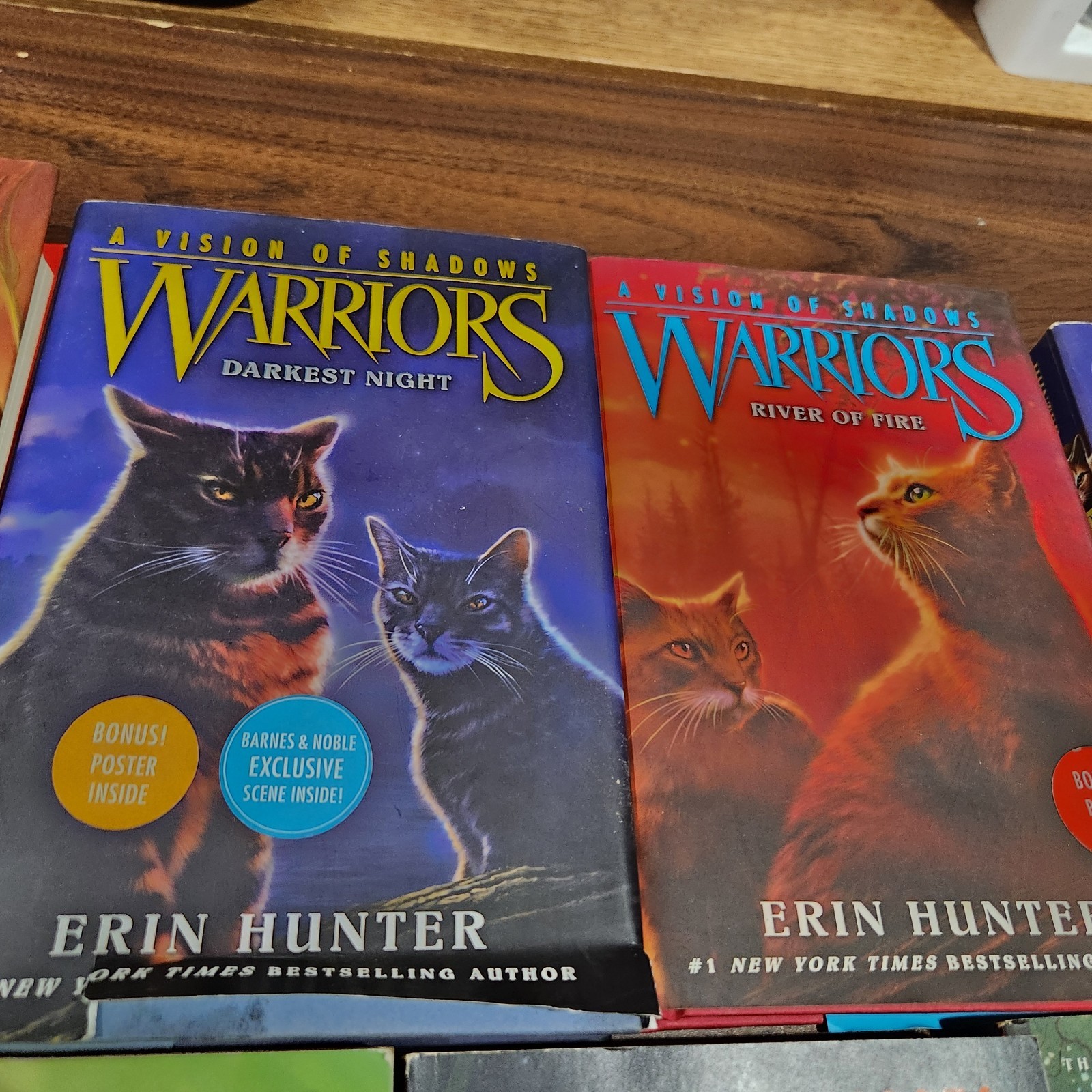 Warriors Lot of 13 Books Cat Series Bundle By Erin Hunter, 3 HC, 10 PB