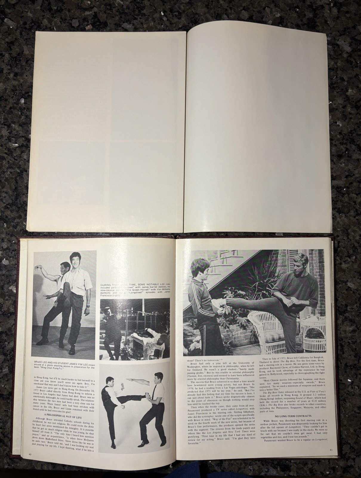 BRUCE LEE 1940-1973 – Circa 1974. READ DESCRIPTION ABOUT BONUS PAGES (ERRORS)!!