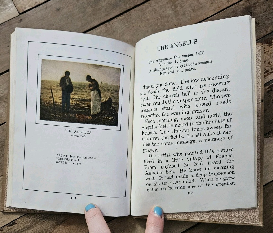 1927. 1st Ed Great Pictures And Their Stories Book Six – Katharine Morris Lester