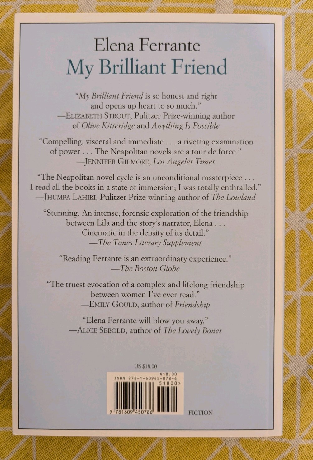My Brilliant Friend by Elena Ferrante Trade Paperback 2023 Like New Used