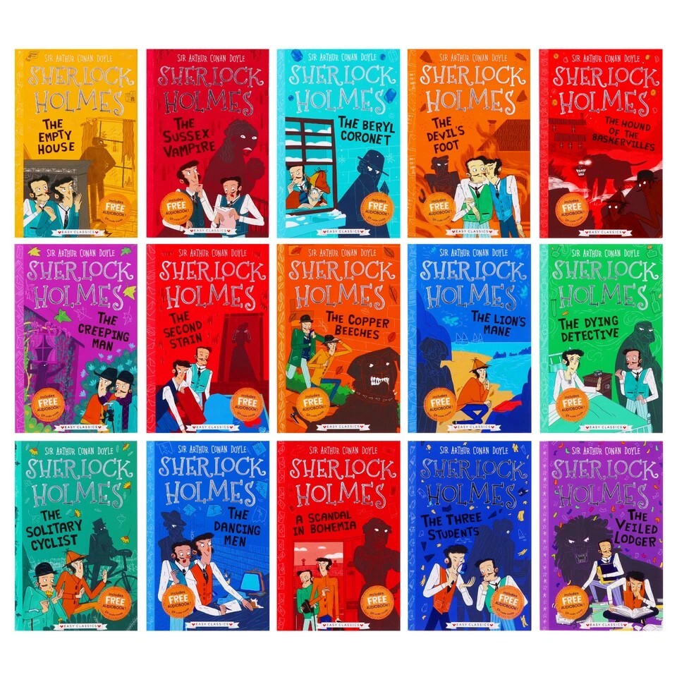 The Sherlock Holmes Children’s 30 Books Collection Box Set – Ages 7-9 -Paperback