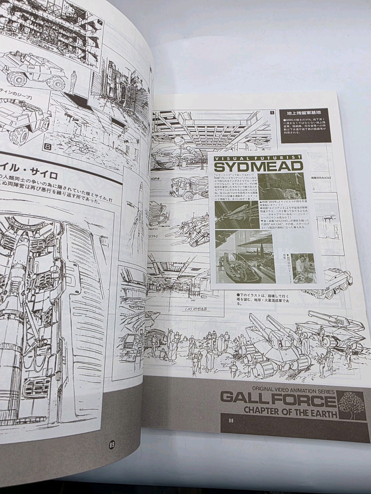 Bandai Art Books Gall Force – Chapter of the Earth B Club Special Art Book Rare