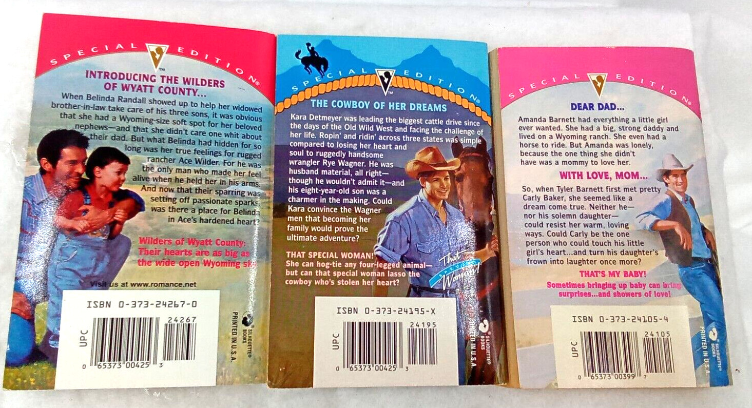 Silhouette Special Edition Paperbacks Lot of 9 Books Assorted Authors Preowned