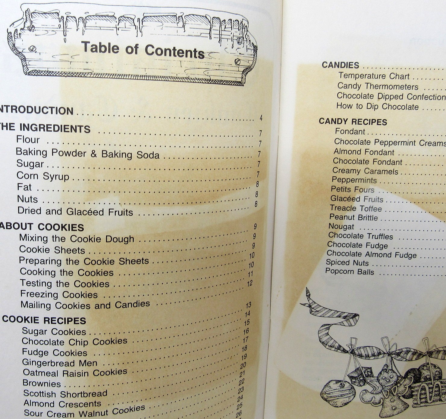 Christmas Cookies Candies Cookbook for Beginners Recipes Book 48 Pages 1978