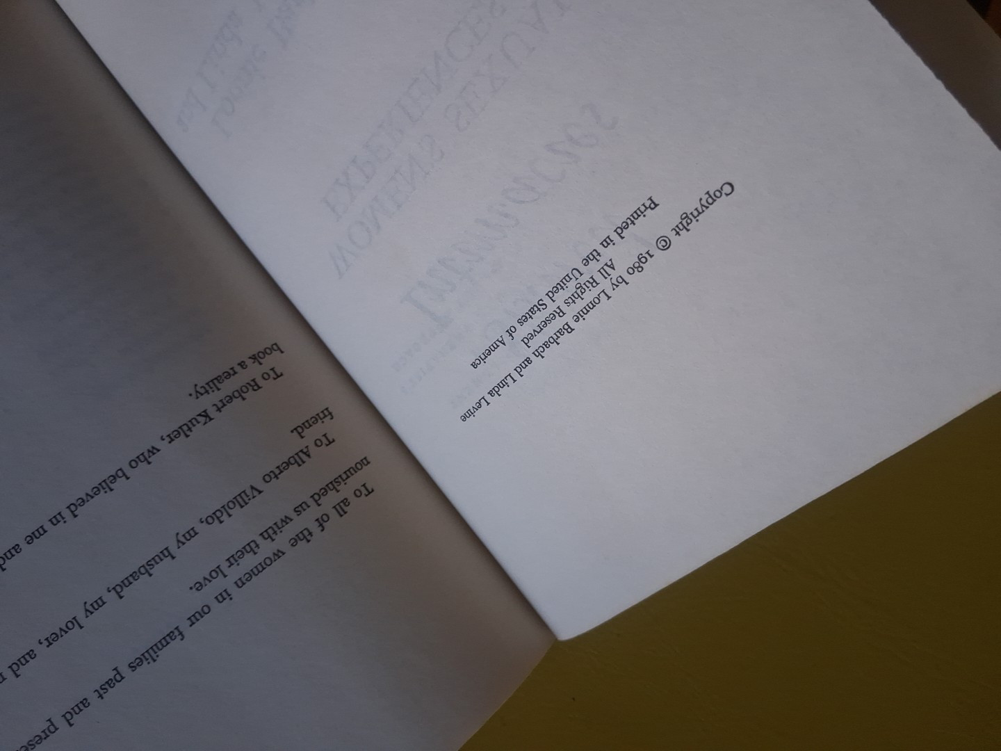 Shared Intimacies Women’s Sexual Experiences Book Club Edition HC DJ 1980