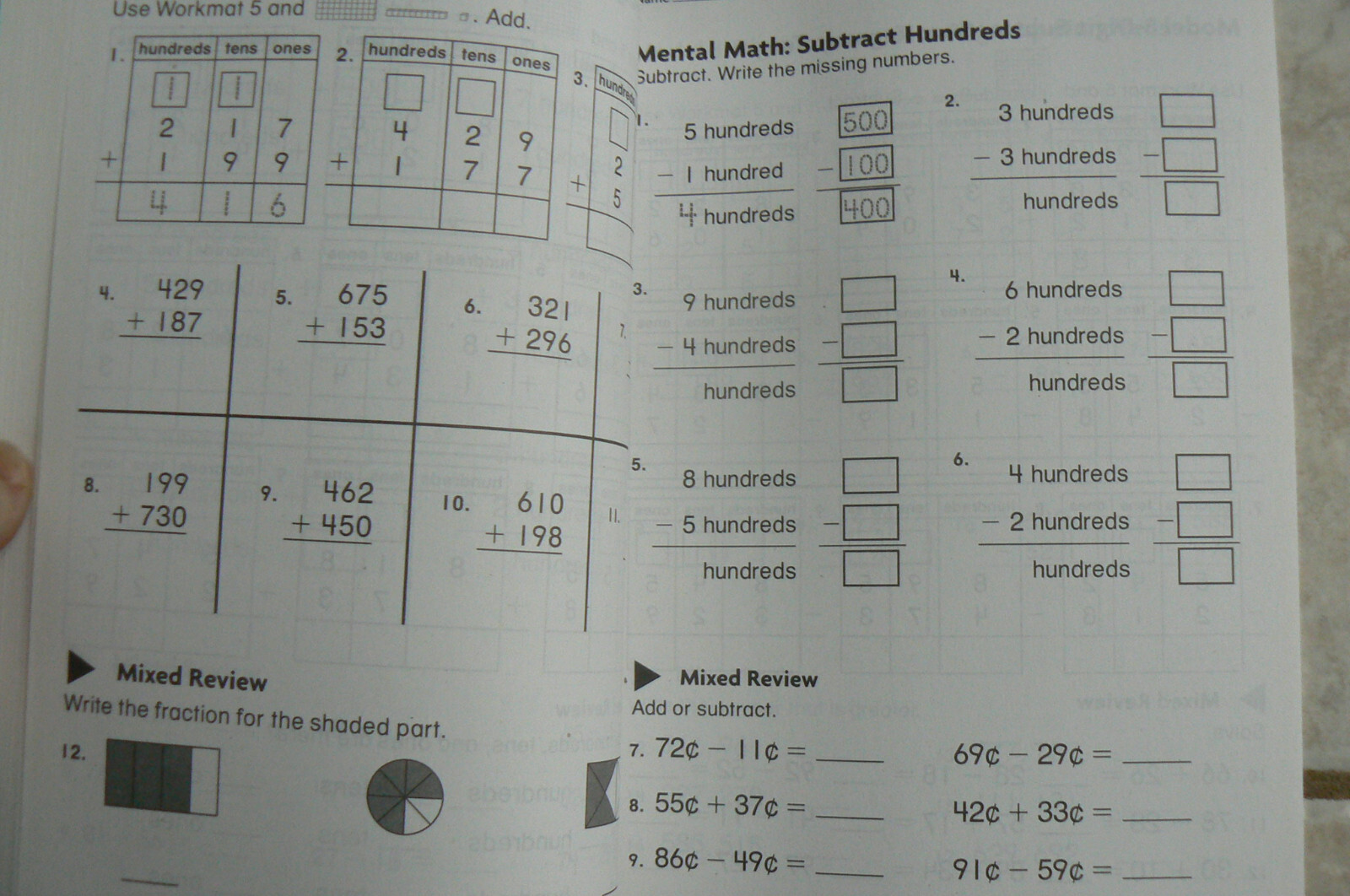 Harcourt MATH, gr. 2 / 2nd BRAND NEW Practice Workbook 164-pages