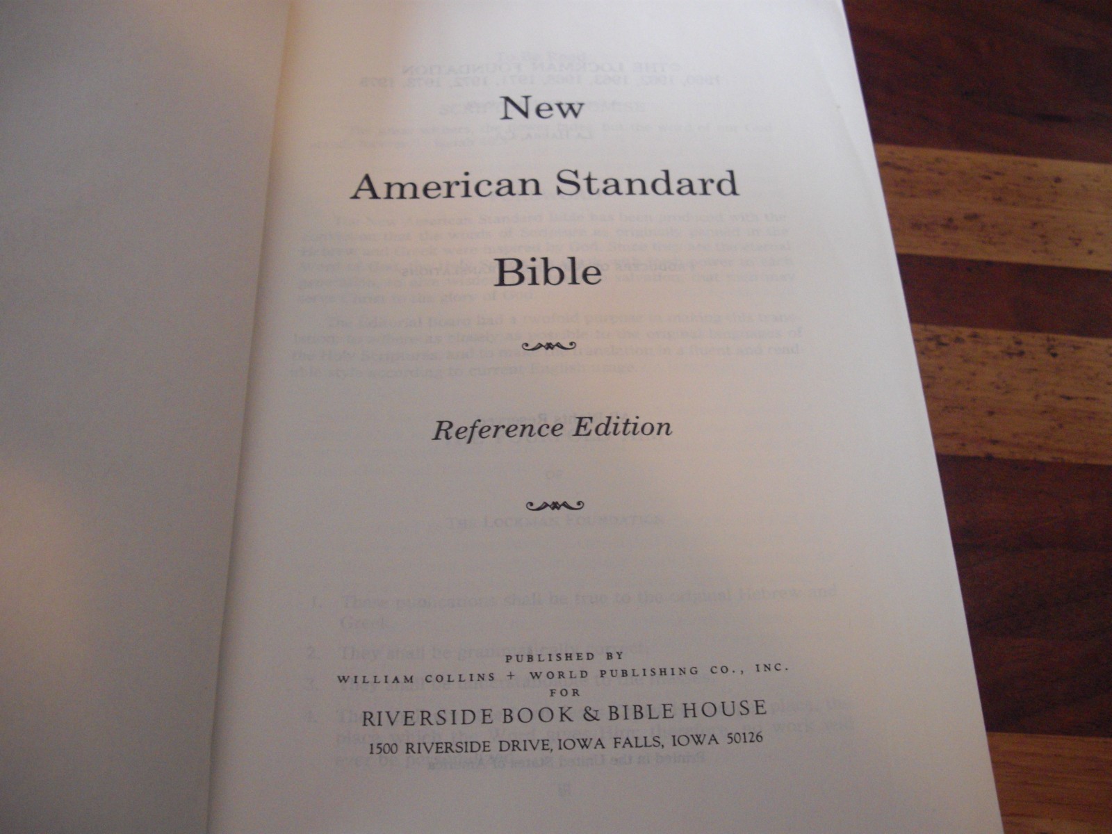 Rare 1975 Black Genuine Leather Loose Leaf New American Standard Bible NAS NASB