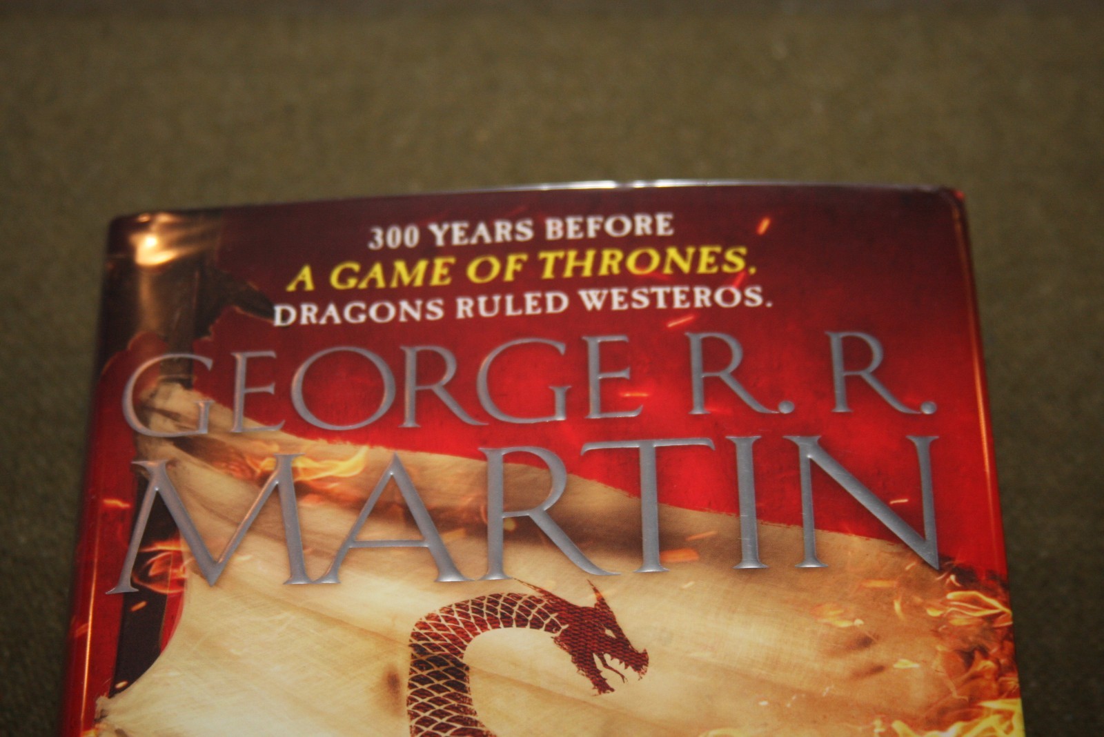 Fire & Blood by George R. R. Martin 2018 HC 1st Edition/1st Printing