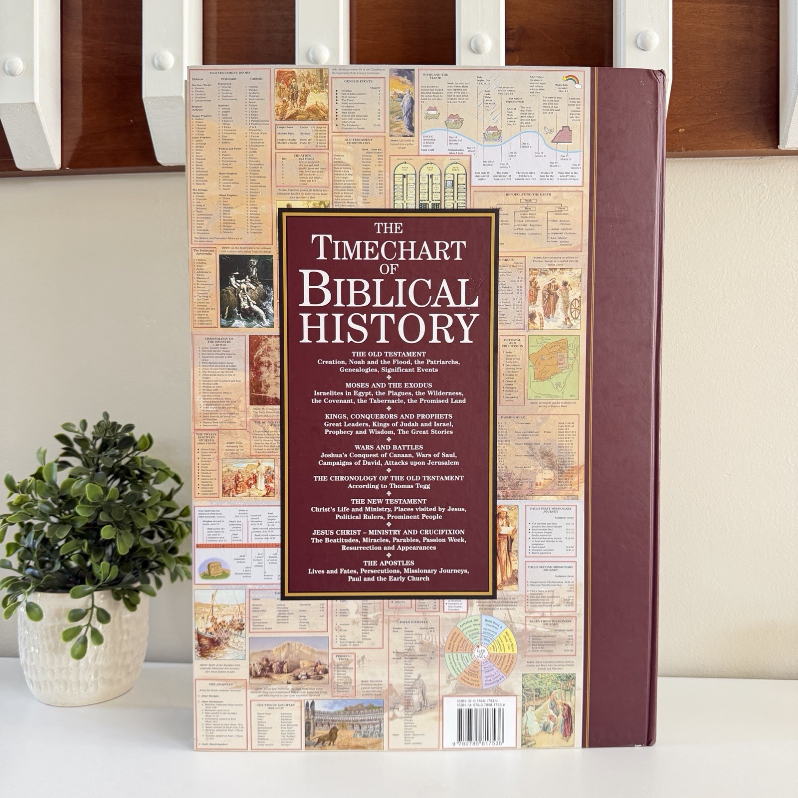 Timechart of Biblical History Maps Charts Oversized Bible Study Book 4000 Years