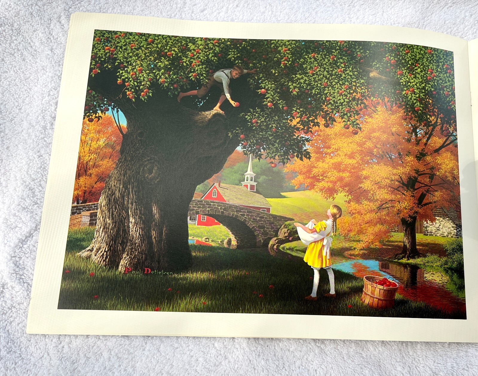 1977 Happy Memories By Paul Detlefsen 5 Prints 9″ X 12″ Inside Book # 1 NEW
