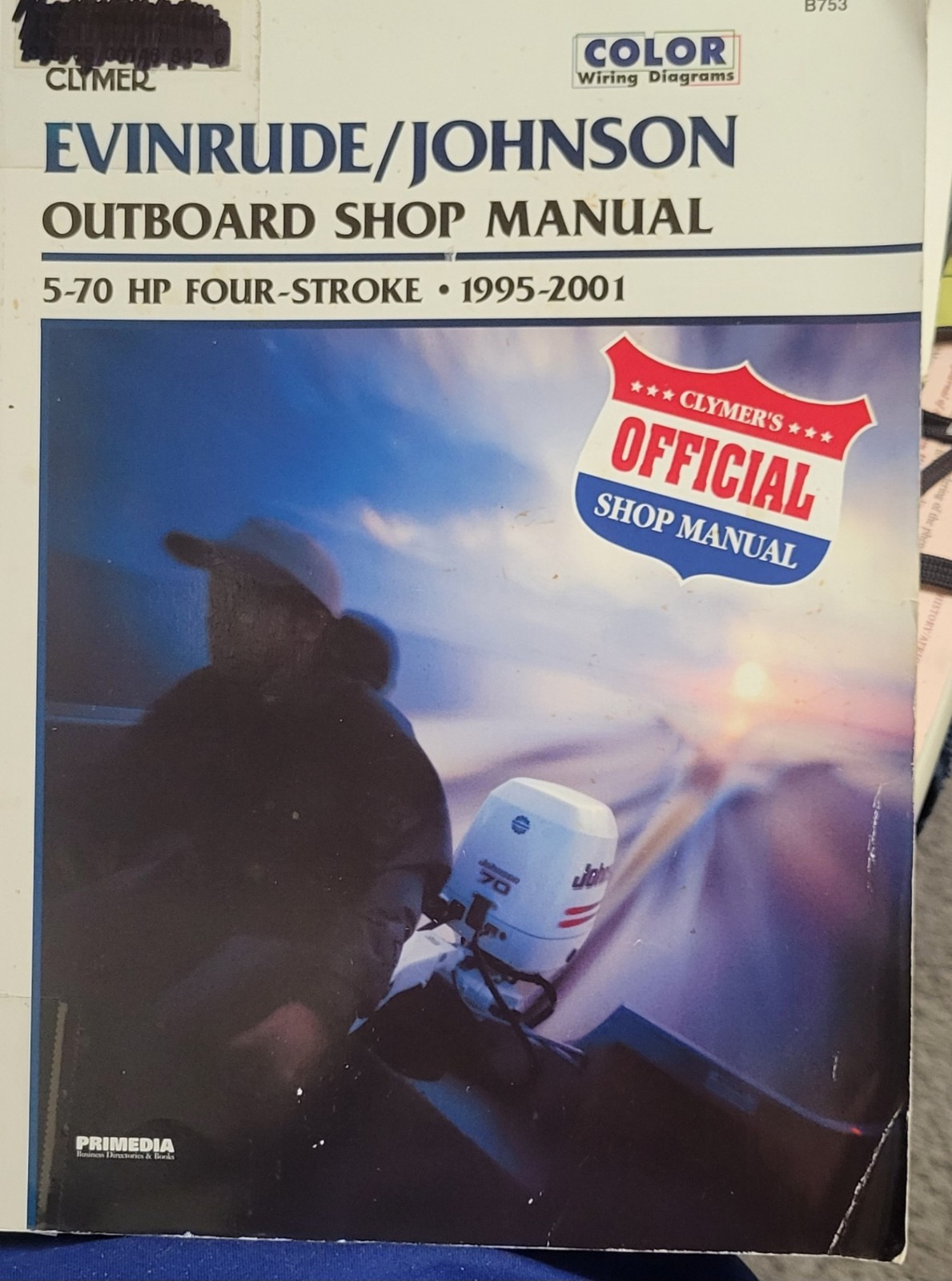 Clymer, Evinrude/Johnson Outboard Shop Manual, 1995-2001, 5-70HP 4-Stroke, NOS