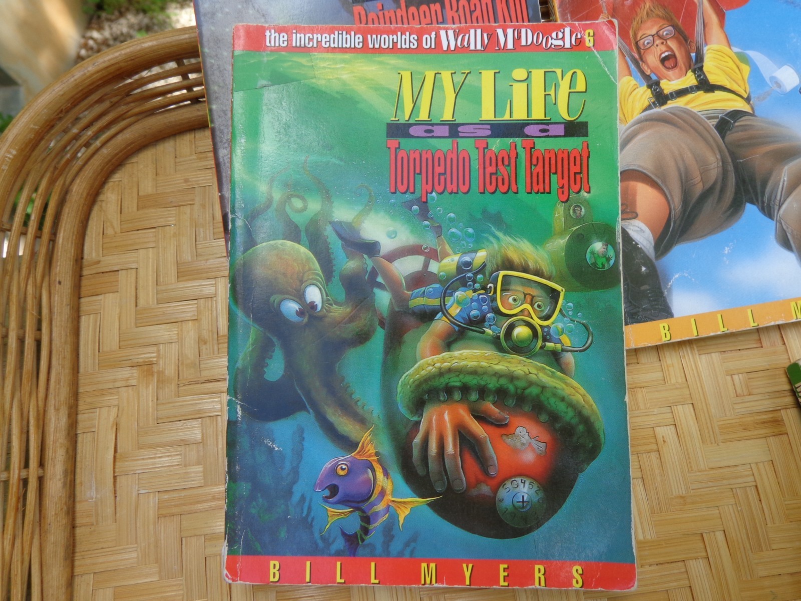 Wally McDoogle My Life As A BP Book Lot 5 by Bill Myers Skydiver Torpedo Hockey