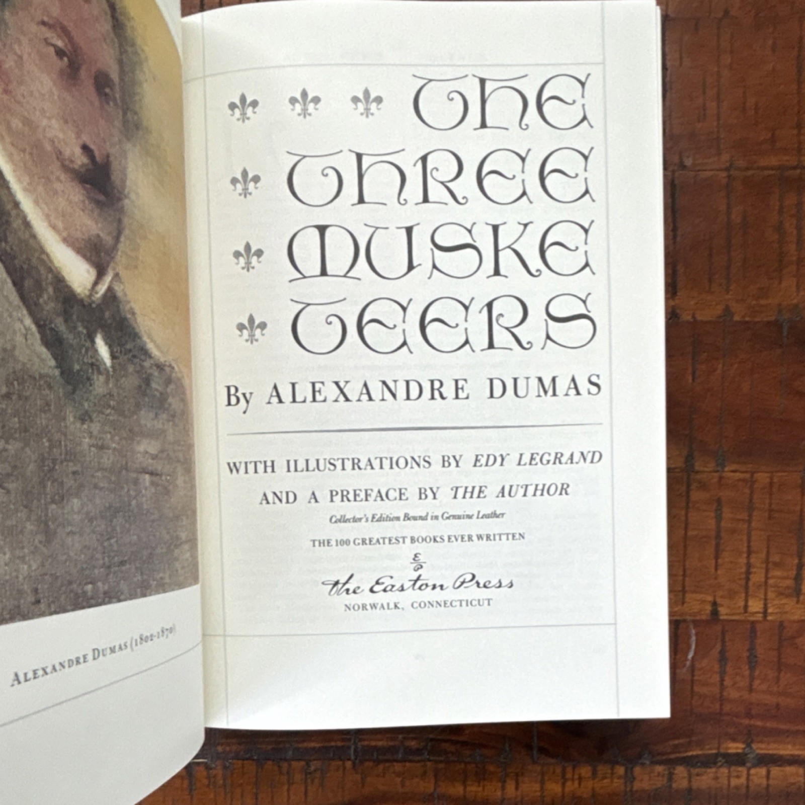 The Easton Press The Three Musketeers Alexandre Dumas Leather Bound Illus