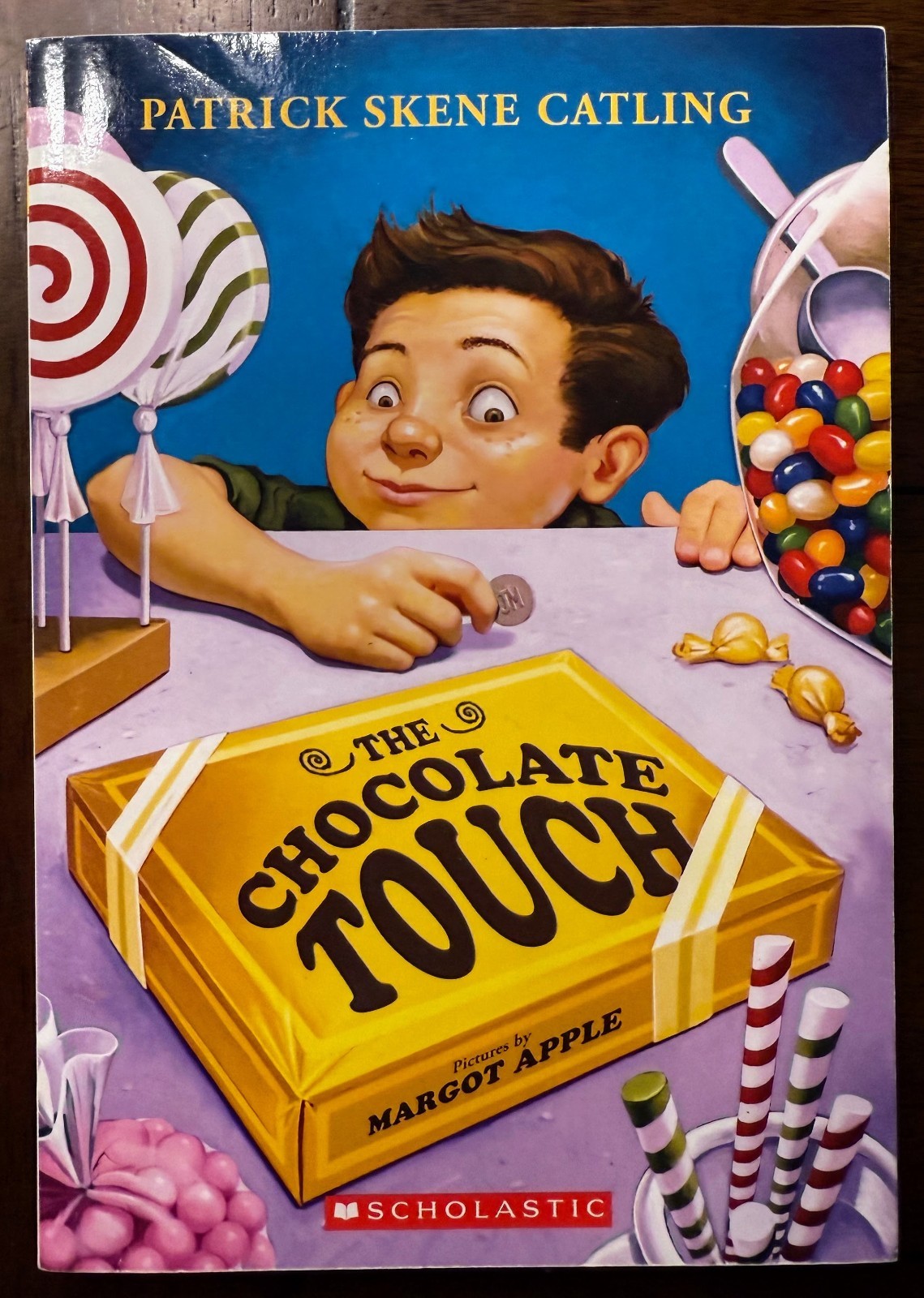 Chocolate Touch Patrick Skene Children’s Chapter Book Ages 6-9 King Midas Parody