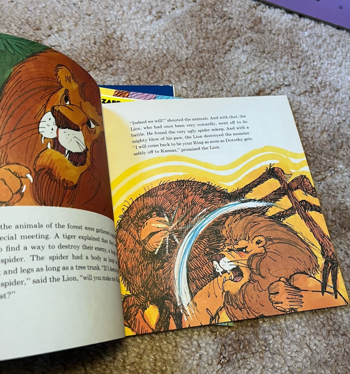 Lot Of 6 Vintage Troll Associates Children’s Books Wizard Of Oz Puss Henny