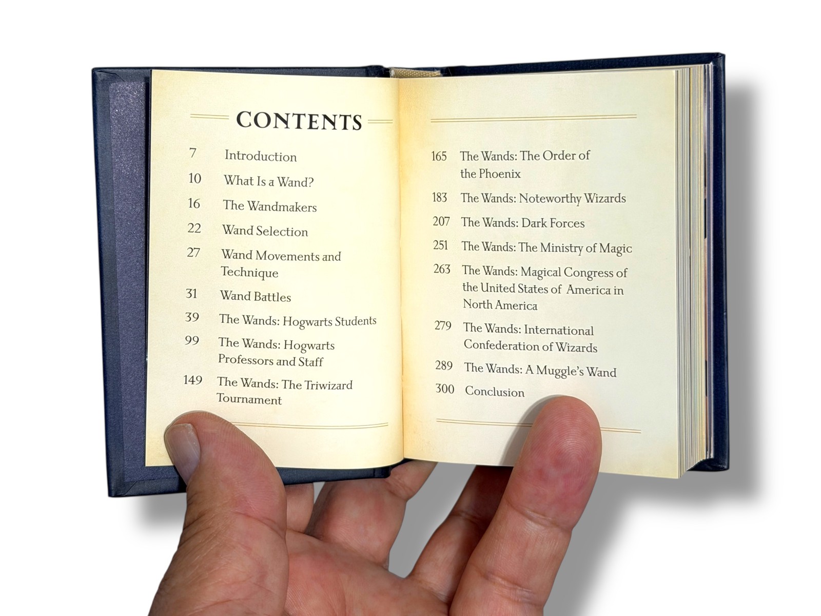 From the Films of Harry Potter The Mini Book of Wands Hardcover 304 pages color