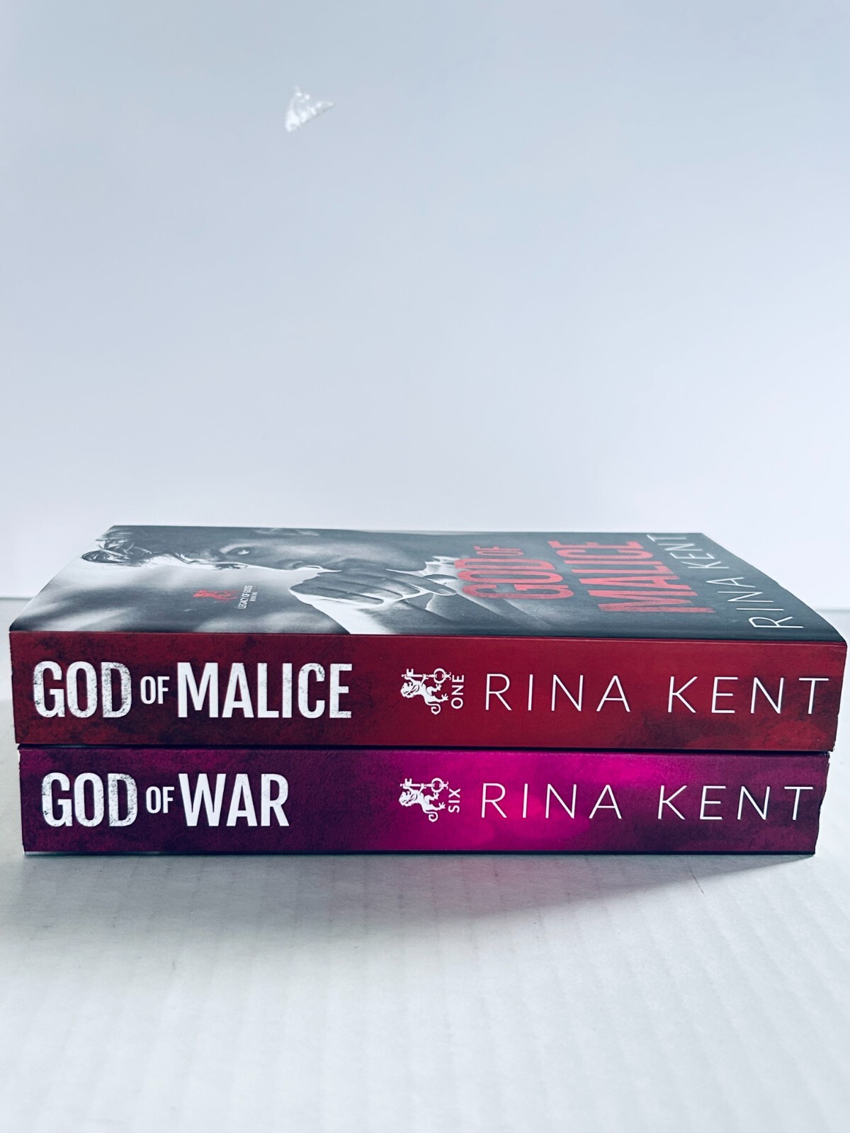 God of Malice/God of War .. Signed/OG Covers (Legacy of Gods #1 & #6) R Kent OOP
