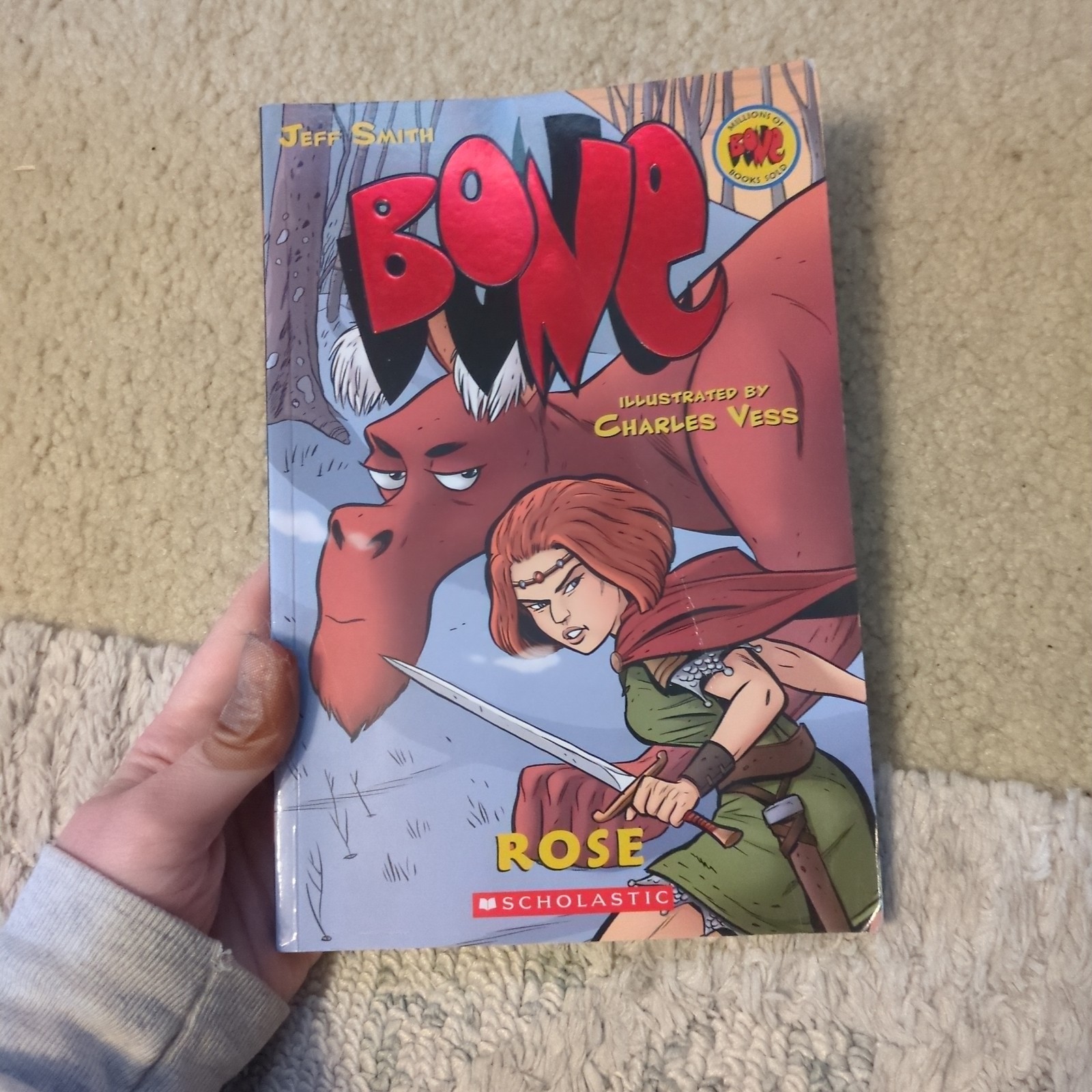 Lot 8 Bone Graphic Novels: Books 3-9 + Rose VG Cnd Jeff Smith