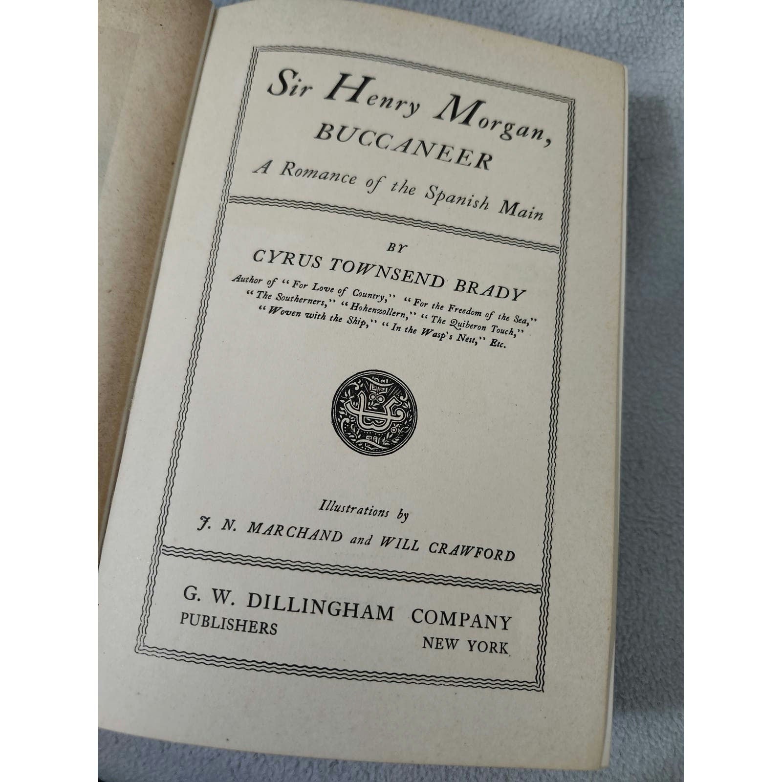 Sir Henry Morgan Buccaneer by Cyrus Townsend Brady Antique 1903 Pirate Novel