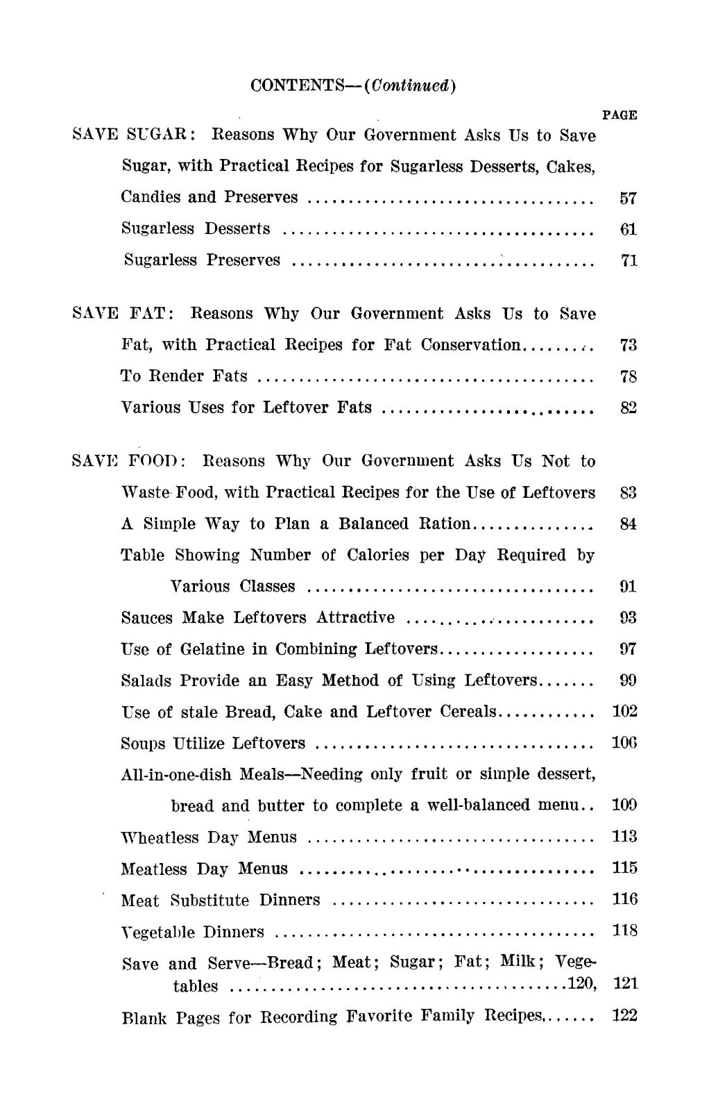 1918 Foods That Will Win The War And How To Cook Them Cook Book 123 Pages