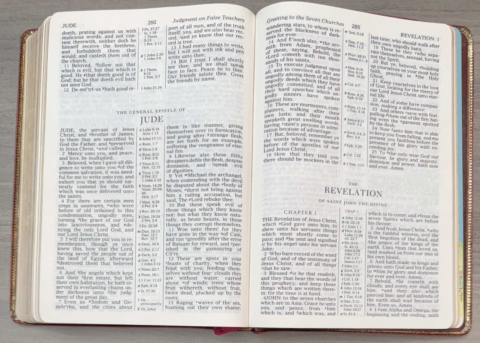 Kenneth Copeland Reference Bible 1972 RED HANDBOUND GENUINE LEATHER Red Letter