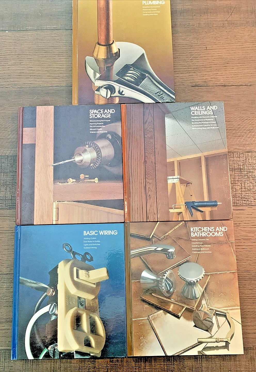 Time Life Home Repair Improvement Book Lot 5 Vintage DIY House Remodeling HC