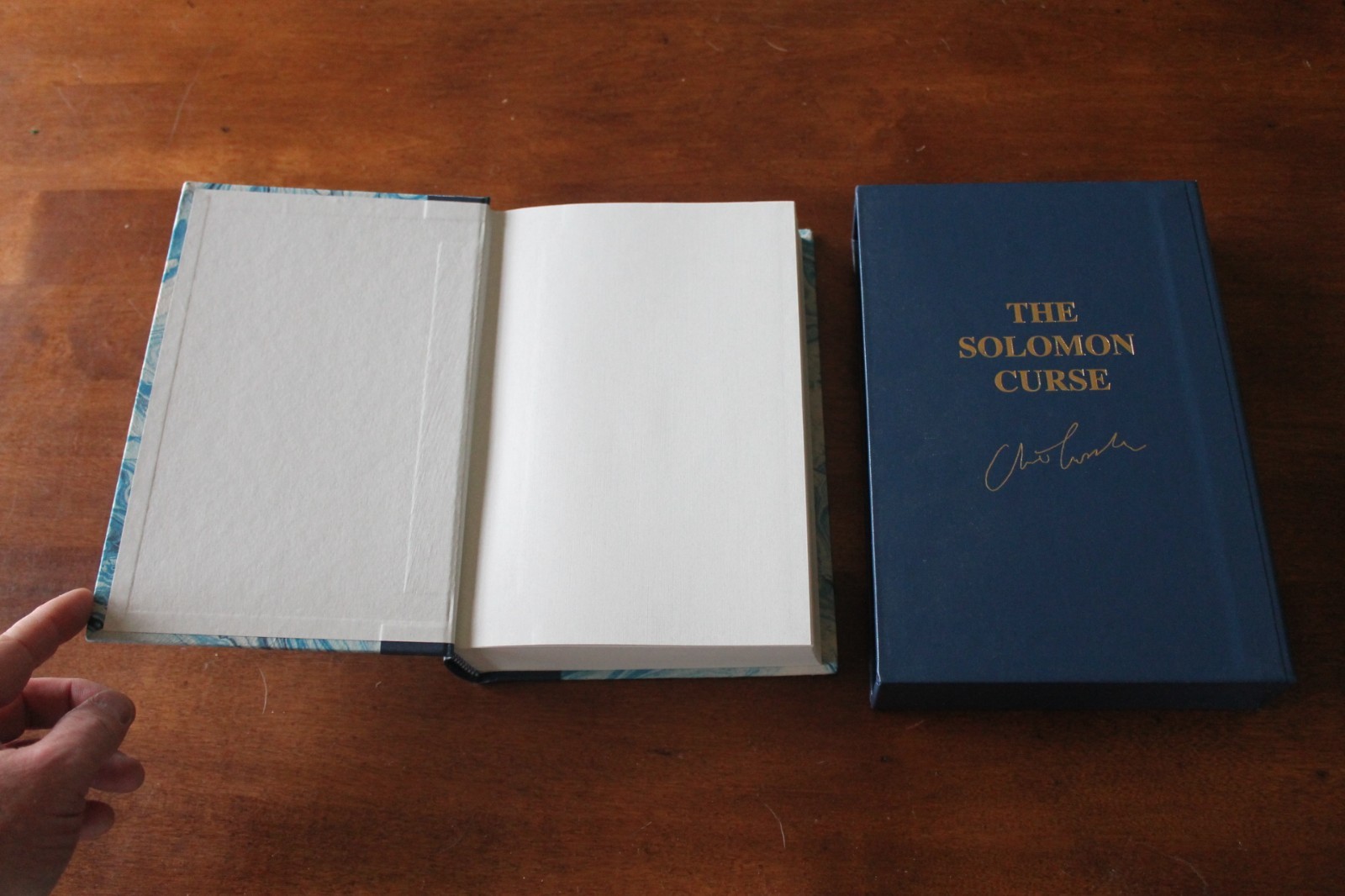 Clive CUSSLER – THE SOLOMON CURSE – Signed x2 NORWOOD NUMBERED EDITION SLIPCASE