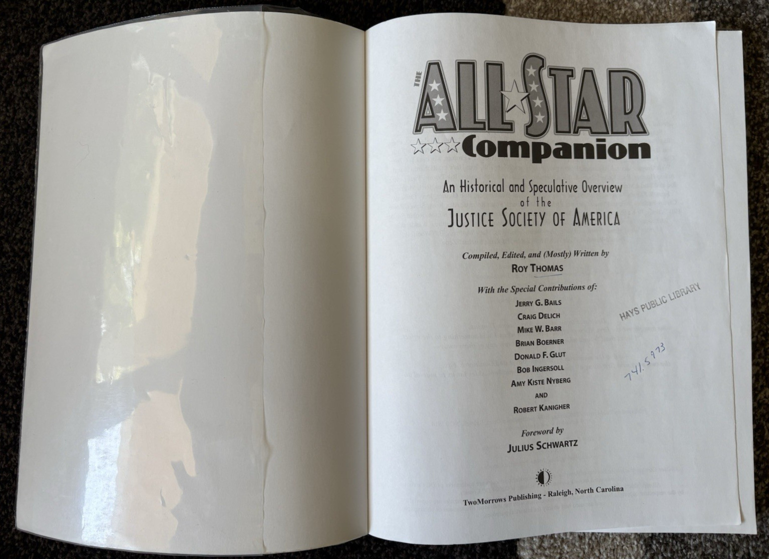ALL-STAR COMPANION VOLUME 1 (V. 1) By Roy Thomas
