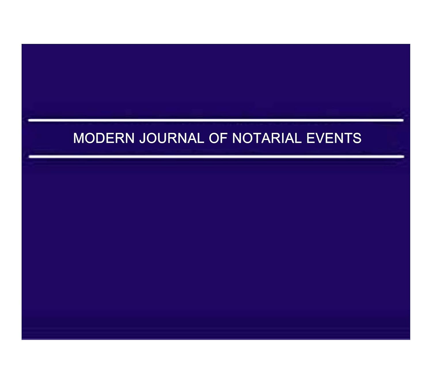 Hubco Modern Journal of Notarial Events – Soft Cover