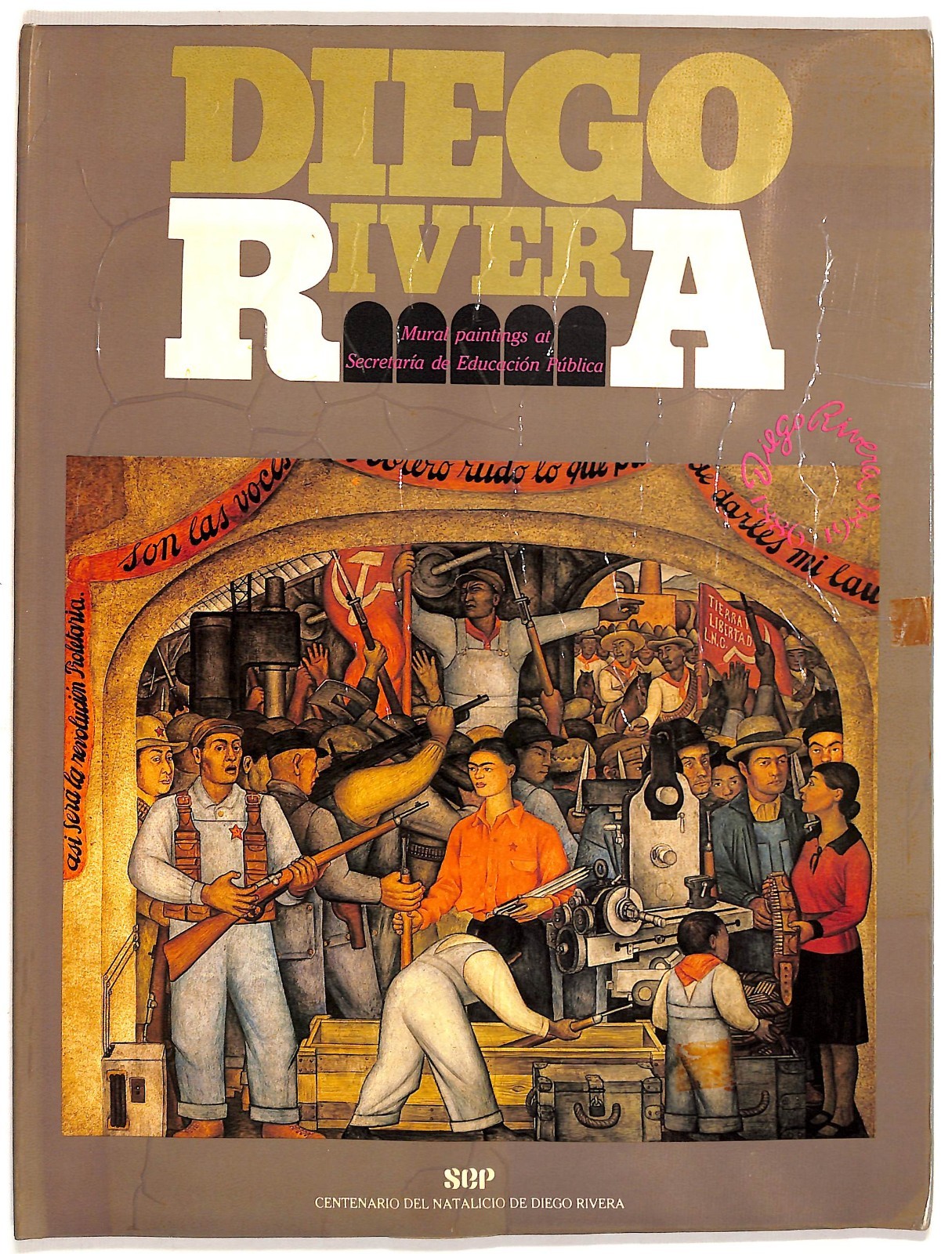 Diego Rivera Mural Paintings at Secretaria de Educacion Publica Book 200 Pages