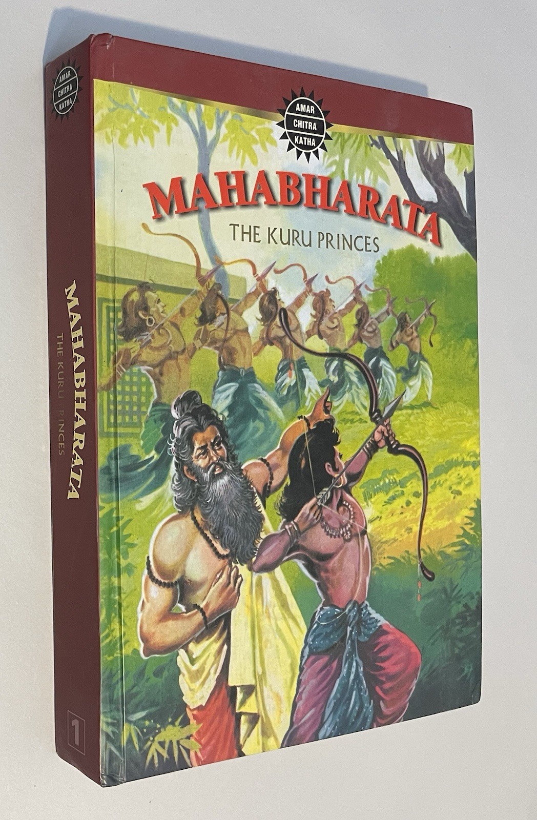 Mahabharata #1 MAJABHARATA THE KURU PRINCES Amar Chitra Katha Rare Hardcover