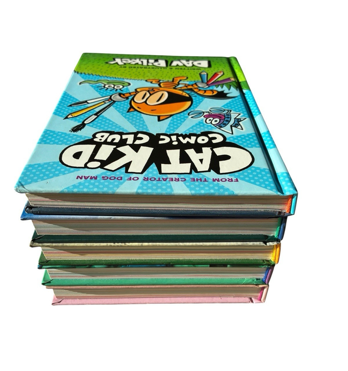 Cat Kid Comic Club #1-5 Hardcover Complete Set Dav Pilkey