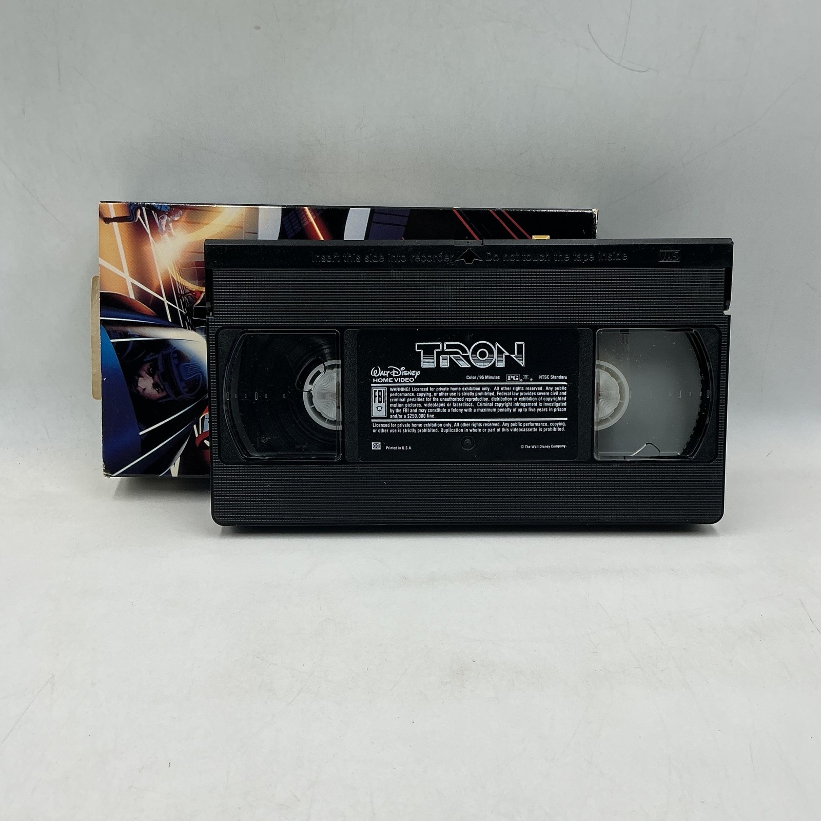 Vintage Disney’s TRON Lisberger MacBird Walt Disney Home Video VHS USA Sci-Fi