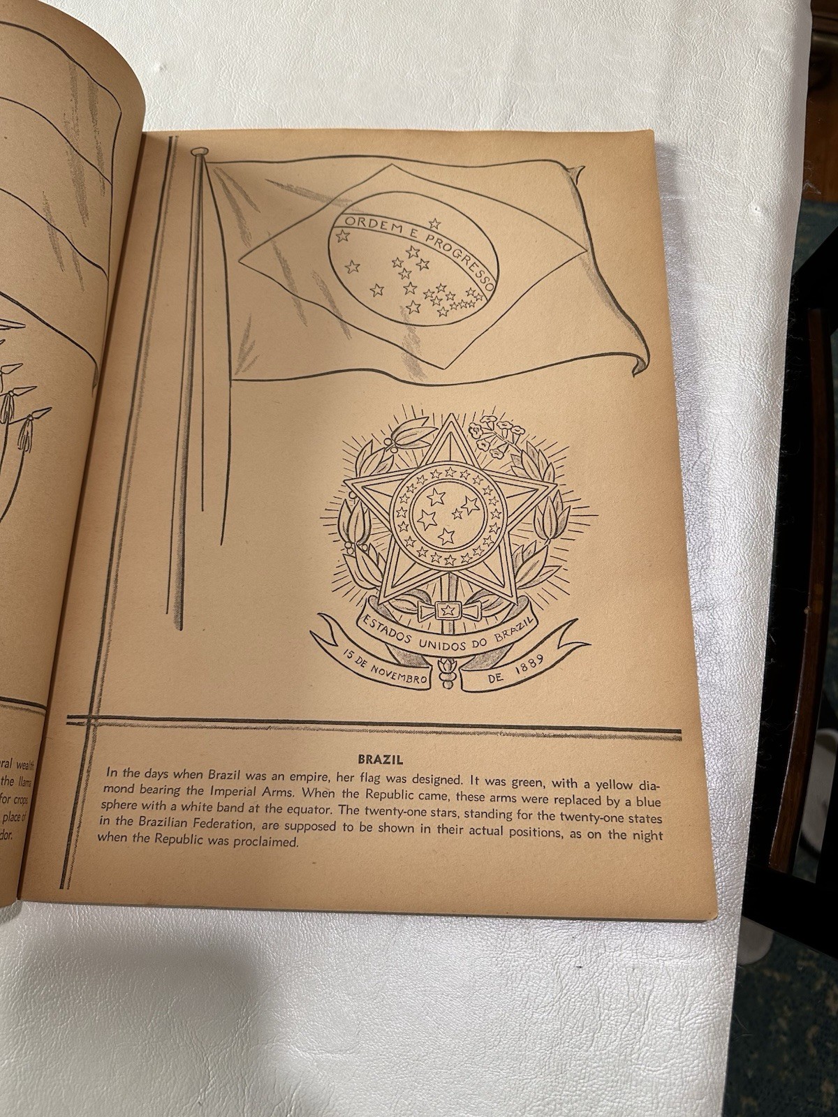 Vintage National Flags Coloring Book 48 Pages