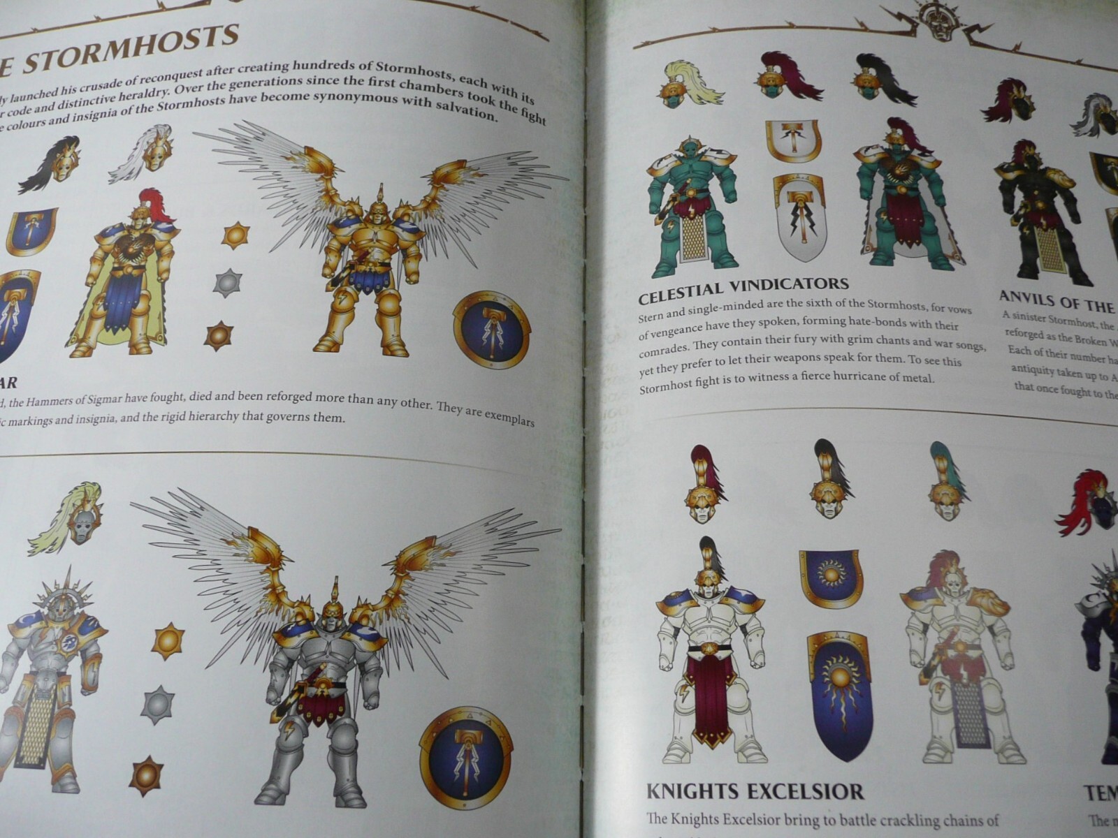 Warhammer Age Of Sigmar Stormcast Eternals Hardcover Book Minor Damage 168 Pages