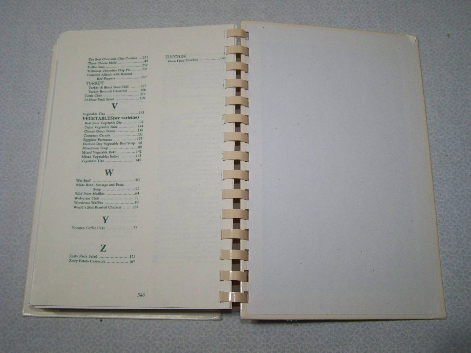 Marietta Ohio Welfare League Cookbook 1998 346 pages 800 recipes