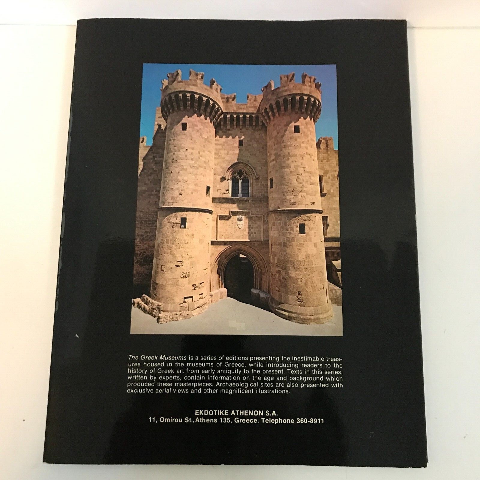 Rhodes 10×12″ Book by AB Tataki Archaeologist 1979 Photographs Map 114 Pages