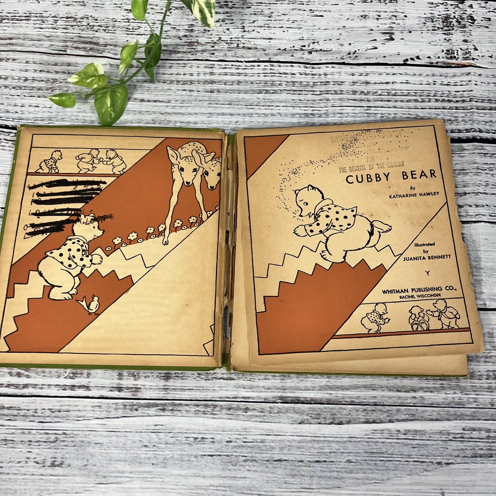 Vintage Cubby Bear Children’s Book A Stand Out Whitman Publishing