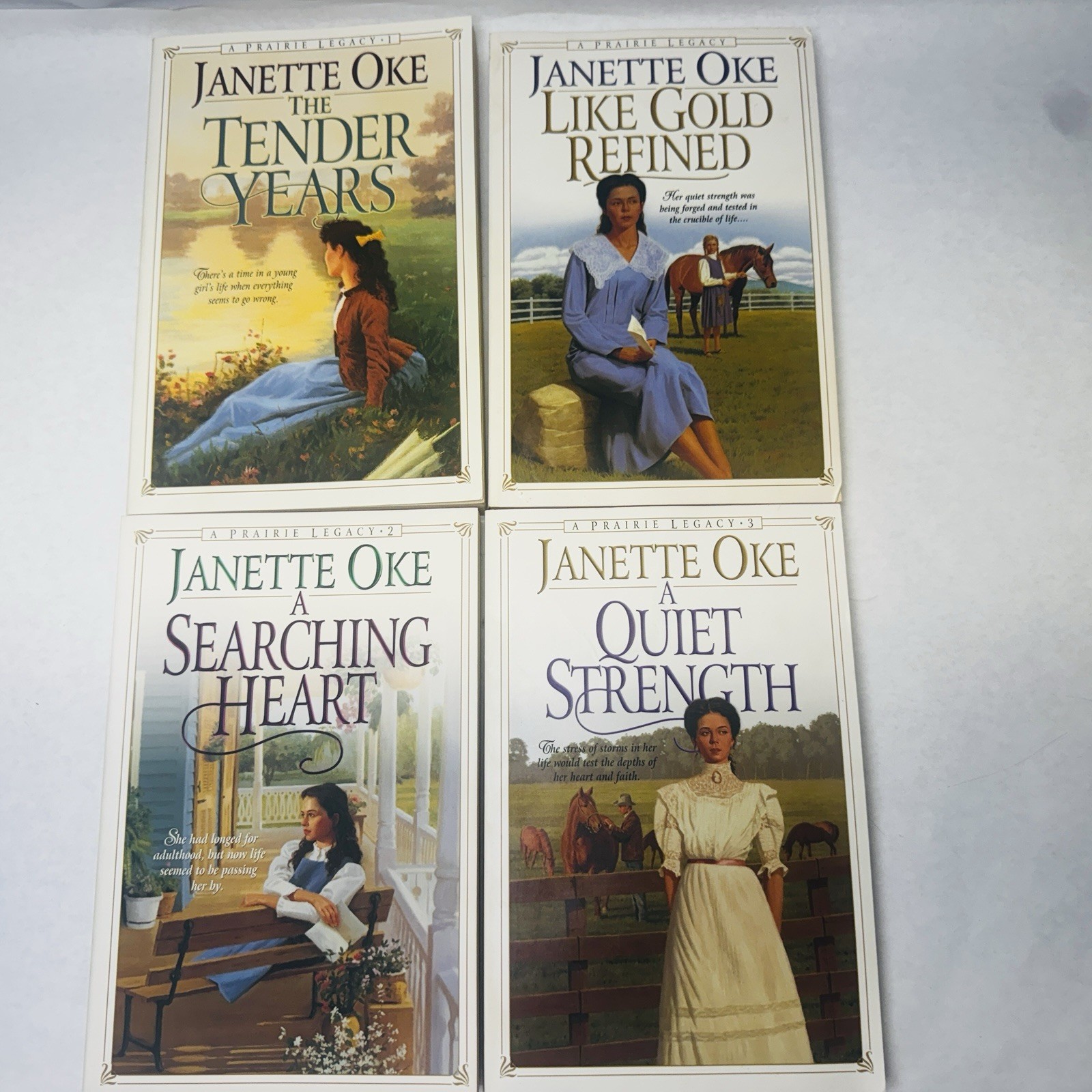 Janette Oke A Prairie Legacy Set Of 4 Books In Case Boxed Set Bethany House Pub