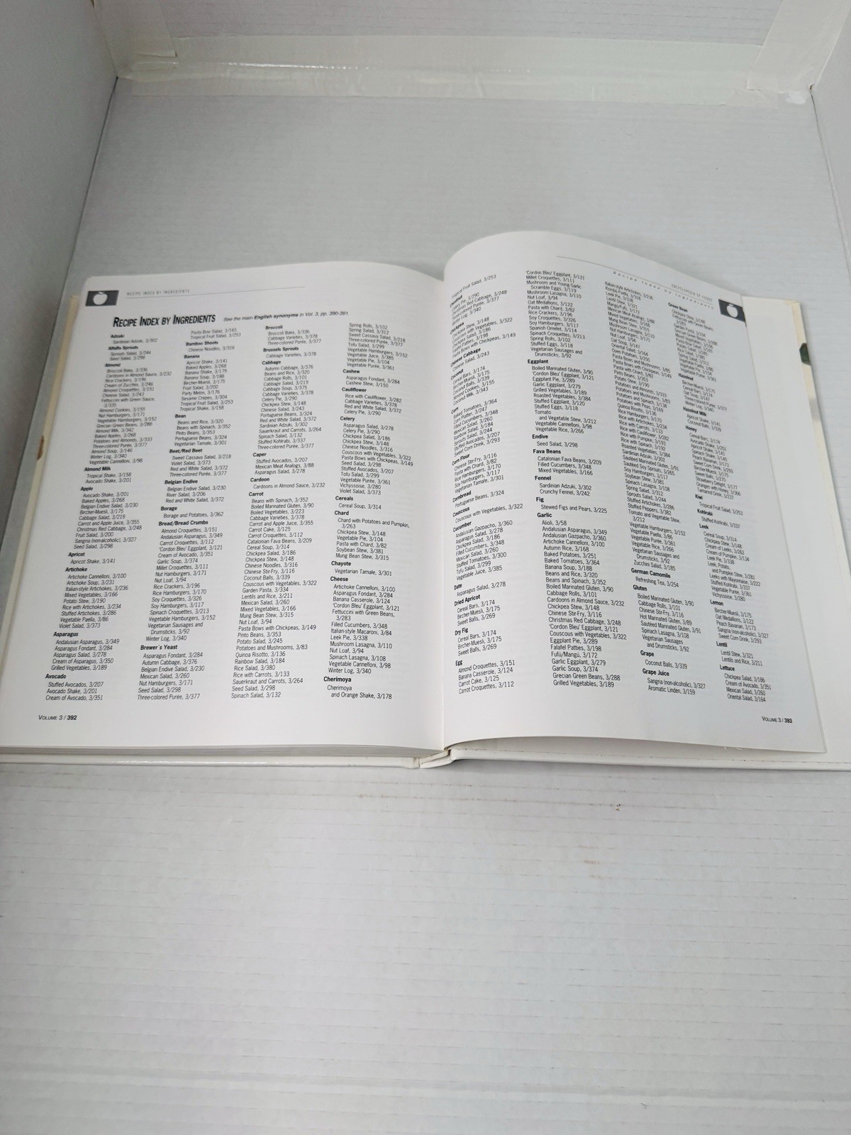 Encyclopedia of Foods Healthy Recipes Volume 3 Only Hardcover Pamplona-Roger MD