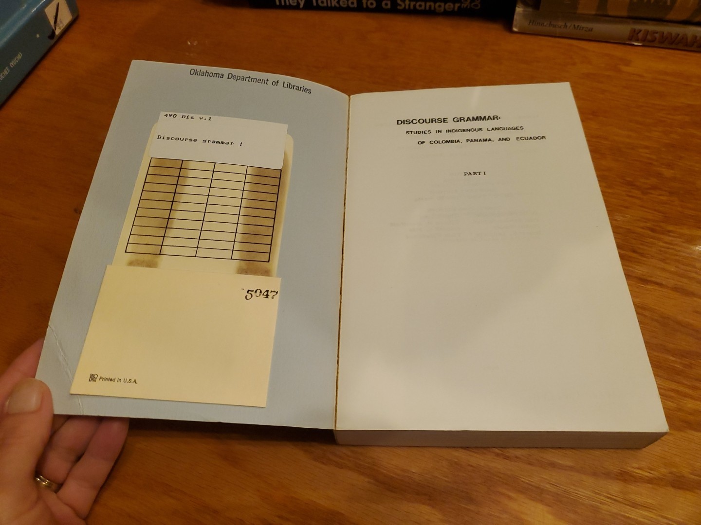 Discourse Grammar: Studies in Indigenous Languages 3 Volume Set 1976 PB