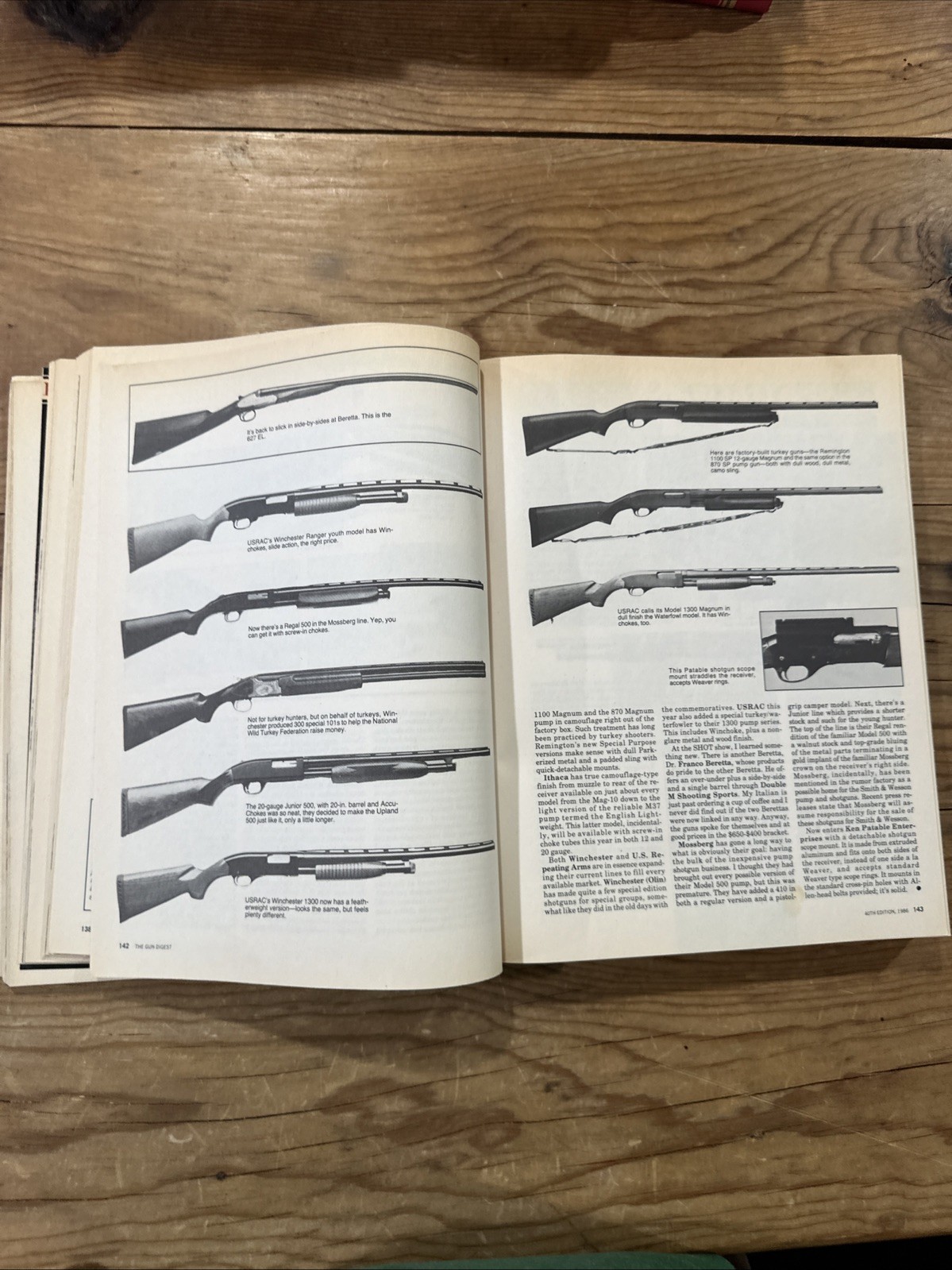 Vintage Gun Digest 1986 40th Annual Edition Ken Warner