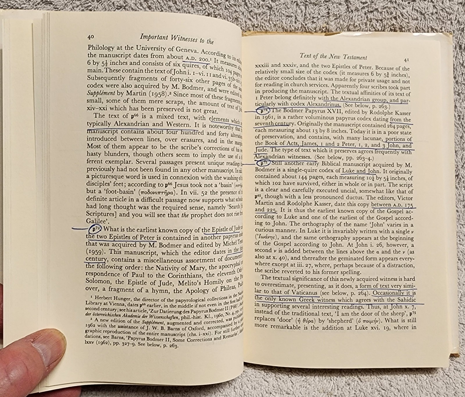 The Text of the New Testament by Bruce Manning Metzger HCDJ 2nd Ed 1968 Oxford