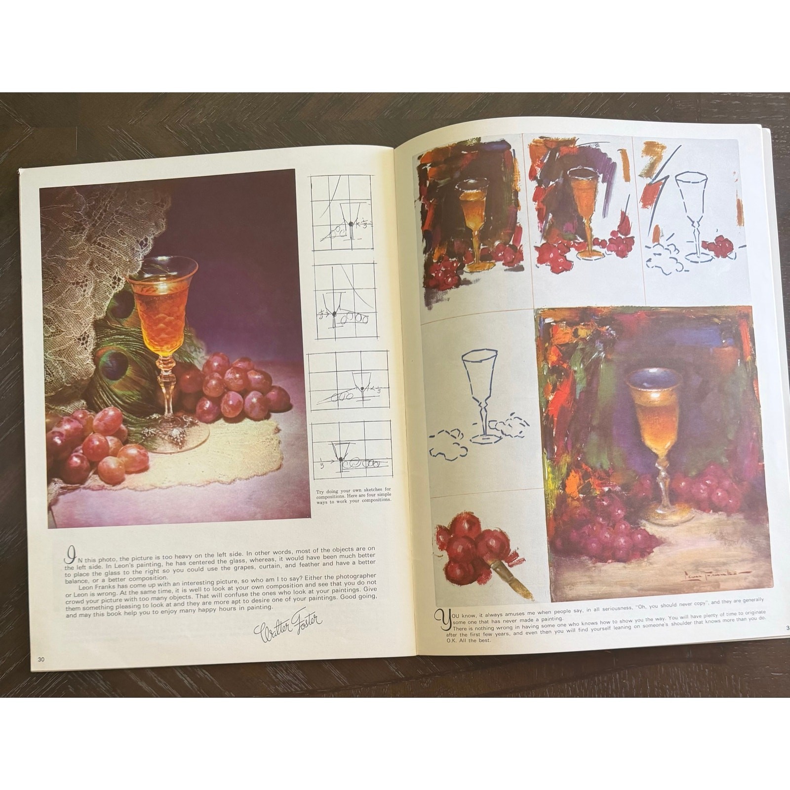 Vintage 1965 Walter Foster Oil Painting Book No 4 New Edition Art Instruction