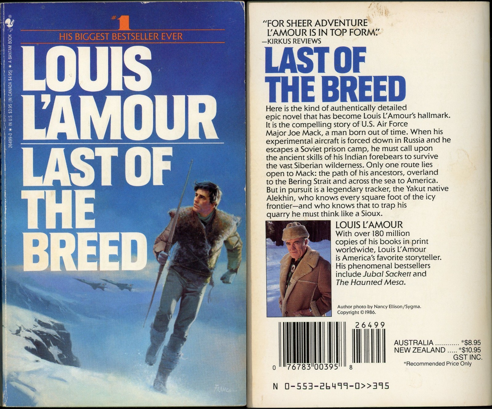 Western Action Adventure Lot of 4 Paperback by Louis Lamour