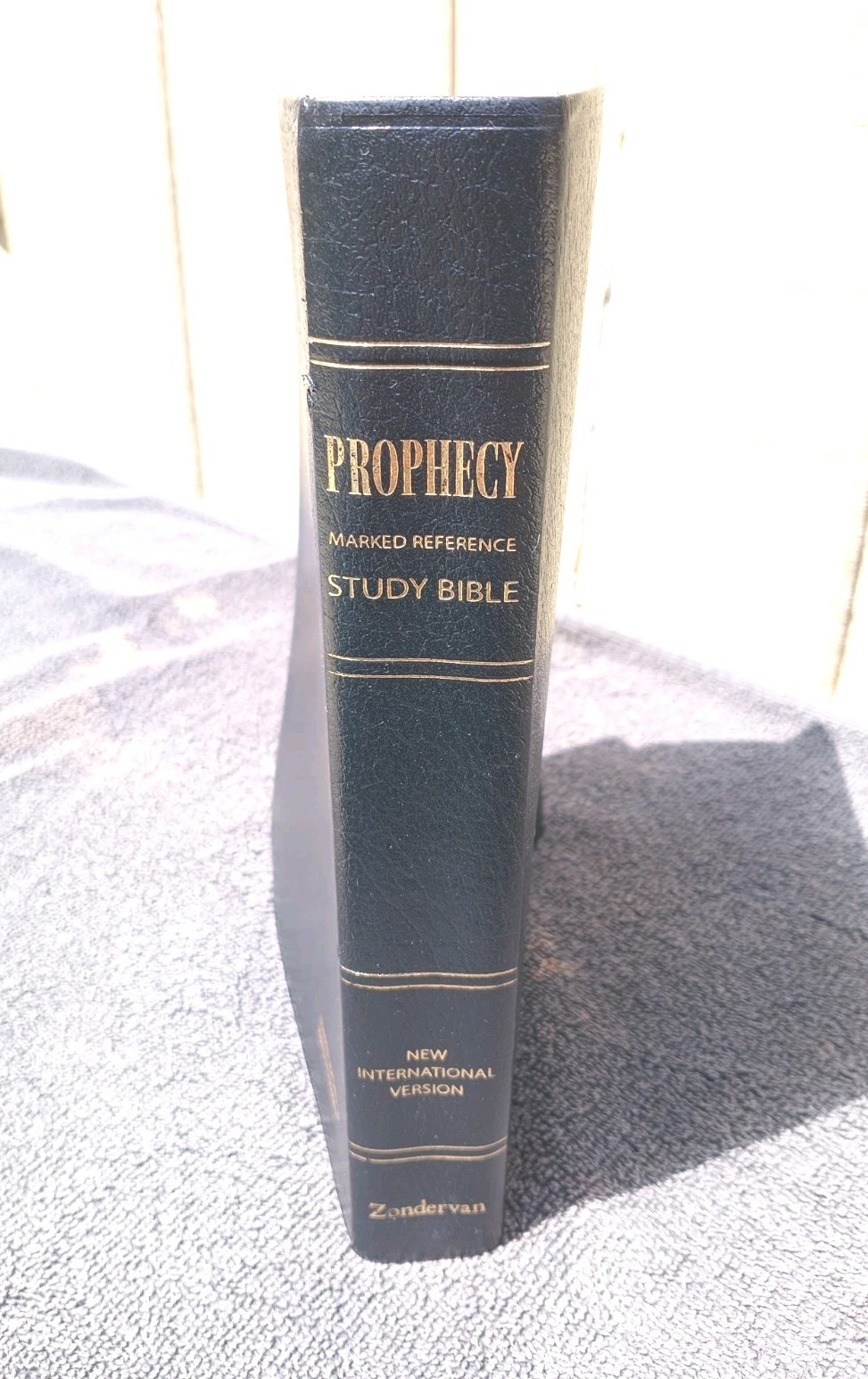 1998 NIV Prophecy Marked Reference Study Bible Bonded Leather Great Resource!