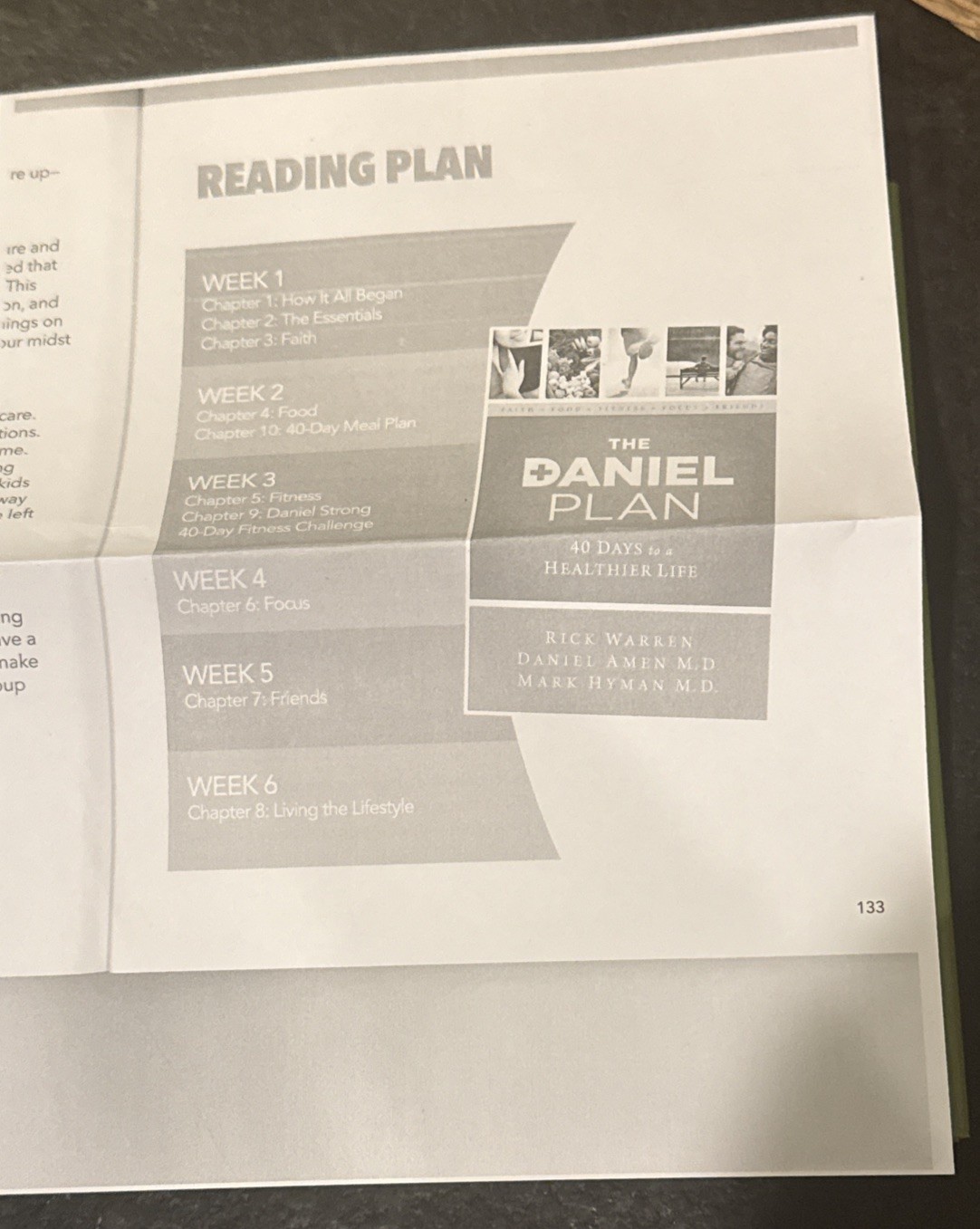 The Daniel Plan Ser.: The Daniel Plan : 40 Days to a Healthier Life by Daniel G.