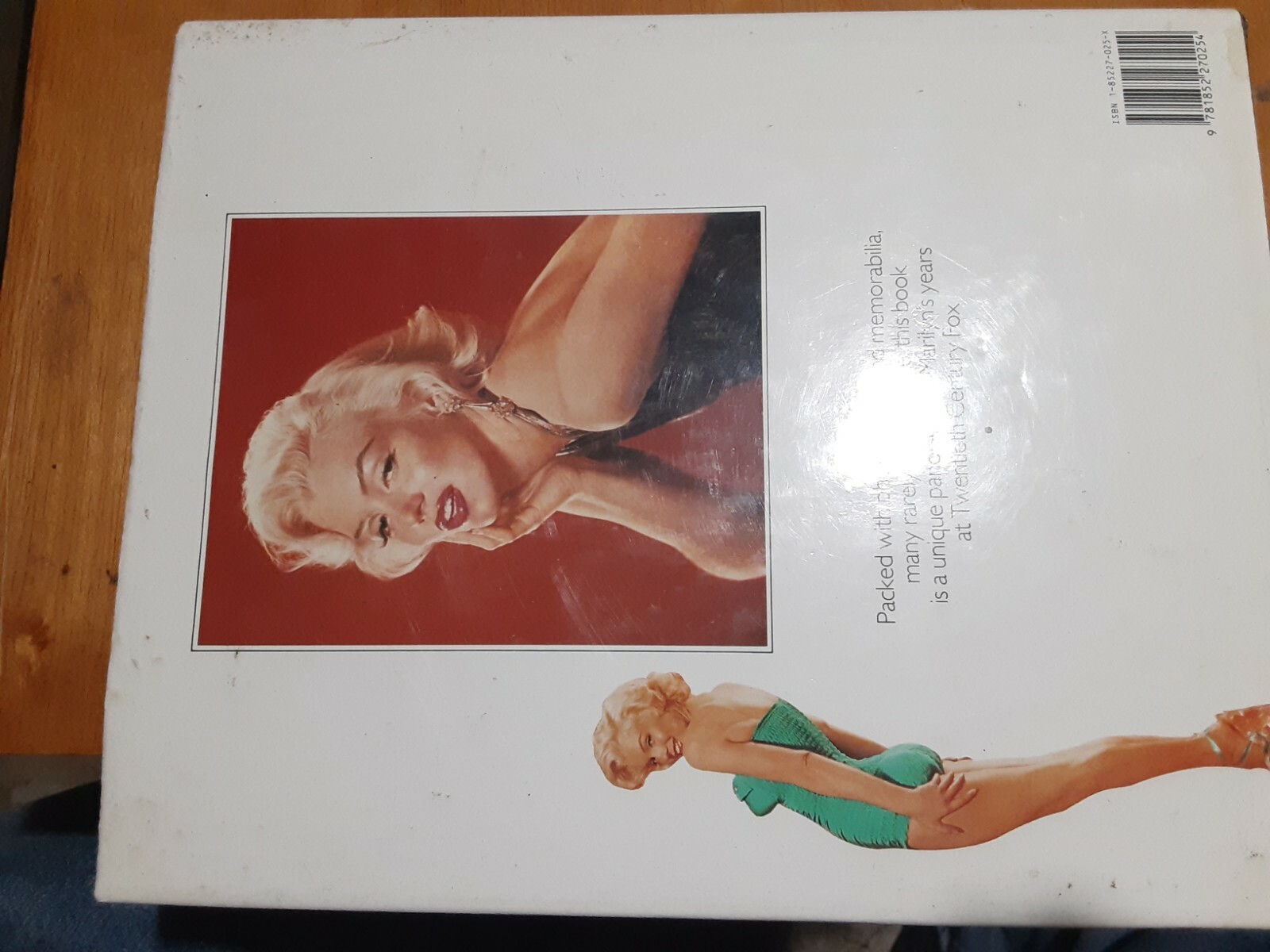 MARILYN at 20th Century Fox 1987 1st UK printing. 220 pages. (SEE PICS).